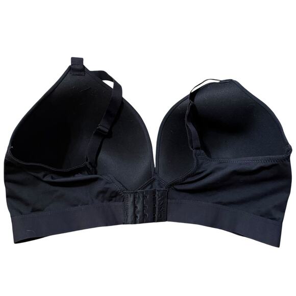 DKNY wireless black bra adjustable straps size XL - Picture 2 of 4